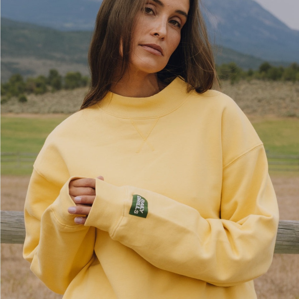 Daily Drills Sunny Yellow Women's Sweatshirt